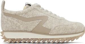 Rag & Bone Retro Runner Sneakers Beige Wool Speckled Trainers Scandi City Girl